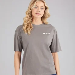 Bench Damen Reisy T Shirt Charcoal
