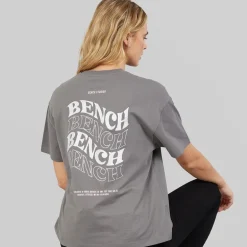 Bench Damen Renna T Shirt Charcoal