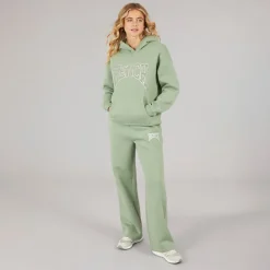 Bench Damen Riddy Oversized Hoodie Sage Green