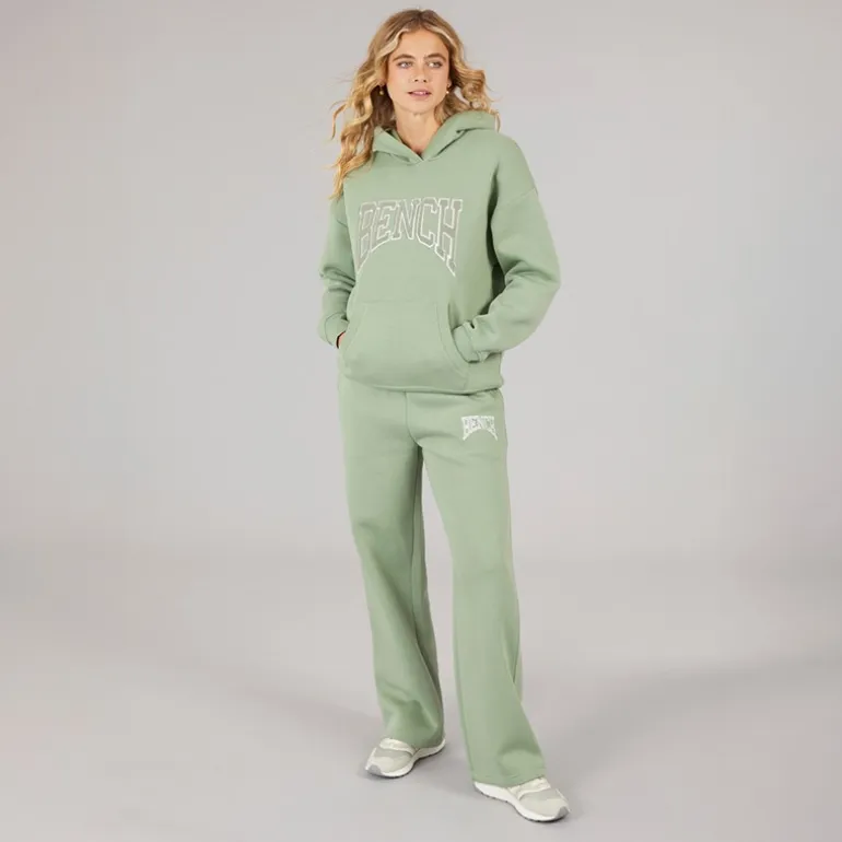 Bench Damen Riddy Oversized Hoodie Sage Green