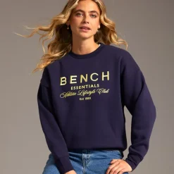 Bench Damen Rion Oversized Sweatshirt Deep Navy