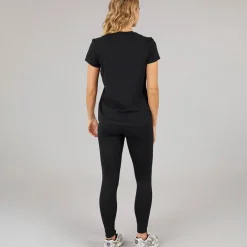 Bench Damen Samira T Shirt Und Leggings Set Schwarz