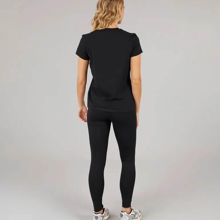 Bench Damen Samira T Shirt Und Leggings Set Schwarz