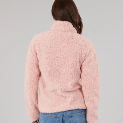 Bench Damen Sherpa Fleece Jacke Rosa