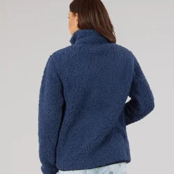 Bench Damen Sherpa Fleece Jacke Marine