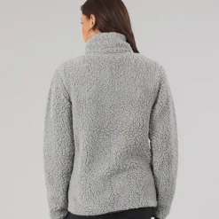 Bench Damen Sherpa Fleece Jacke Grau