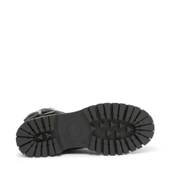 Bench Damen Tatton Schnallen Biker Stiefel Schwarz
