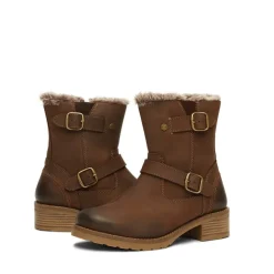 Bench Damen Warley Schnallenstiefel Braun