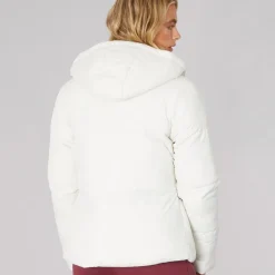 Bench Damen Willah Kurze Steppjacke Winter Weiss