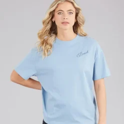 Bench Damen Yerra T Shirt Dusky Blue