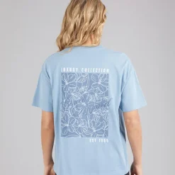 Bench Damen Yerra T Shirt Dusky Blue