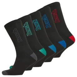 Bench Herren Atlas Zehn Pack Gepolsterte Crew Socken Schwarz/Multi