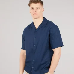 Bench Herren Auxin Hemd mit kurzem Arm Blau