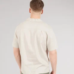 Bench Herren Auxin Hemd mit kurzem Arm Ecru