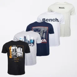 Bench Herren Aviona Fünferpack T-Shirts Mixed