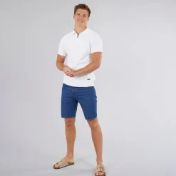 Bench Herren Brescia Strick Polo Weiß