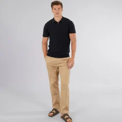 Bench Herren Brescia Strick Polo Schwarz