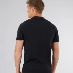 Bench Herren Brescia Strick Polo Schwarz