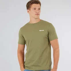 Bench Herren Envoy Fünf-Pack T-Shirts Schwarz/Hell Khaki/Weiß/Stein/Stahlgrau