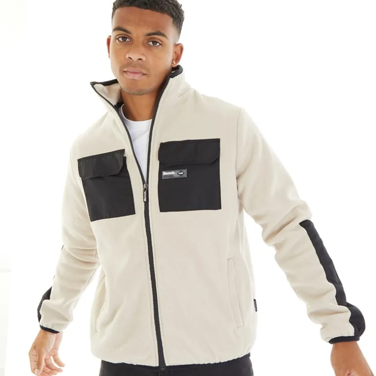 Bench Herren Fleece Stein