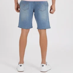Bench Herren Javid Shorts aus Denim Blau