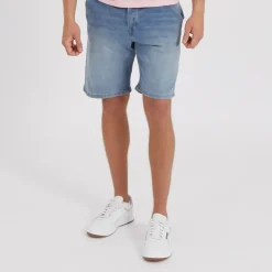 Bench Herren Javid Shorts aus Denim Blau
