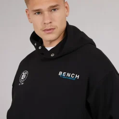 Bench Herren Ledall 1989 Kapuzenpullover Schwarz