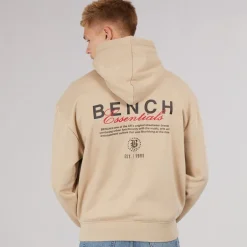 Bench Herren Ledall 1989 Kapuzenpullover Stone