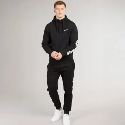 Bench Herren Maslow 22 Zip Through Hoodie Schwarz