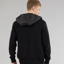 Bench Herren Minski Gestrickter Kapuzenpullover Schwarz
