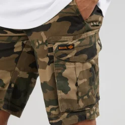 Bench Herren Noahs Cargo Shorts Khaki Camo