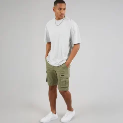 Bench Herren Noahs Cargo Shorts Light Khaki