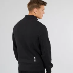 Bench Herren Plinth Punkte 1/4 Reißverschluss Trichterkragen Sweatshirt Schwarz