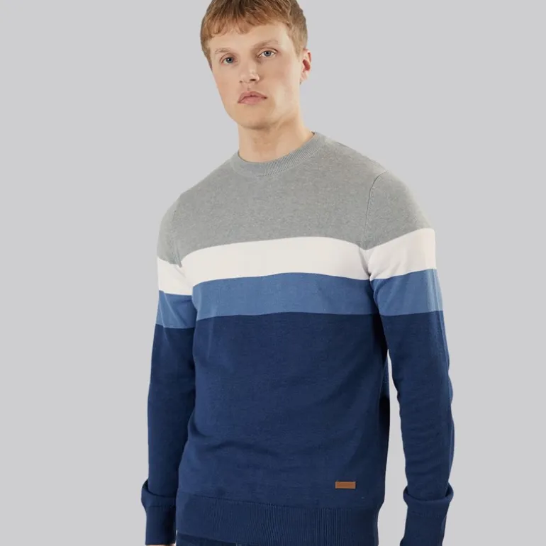 Bench Herren Pullover Marineblau