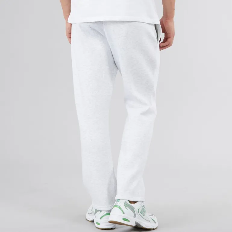 Bench Herren Riota Jogginghose mit offenem Saum Hellgrau Meliert