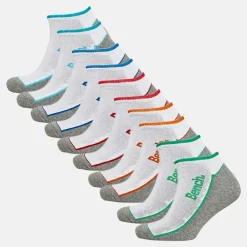 Bench Herren Saline Zehn Paar Sportsocken mit Frottee Fußbett Sortiert