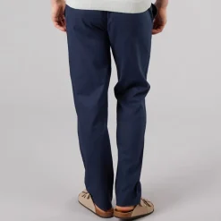 Bench Herren Semand Leinen Mischung Hose Navy