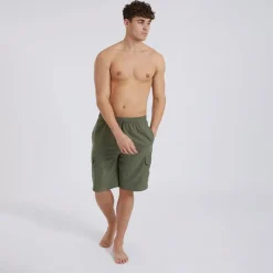 Bench Herren Shallis Cargo Badehose Khaki