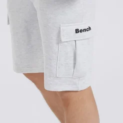 Bench Herren Tollson Shorts Hellgrau Melange