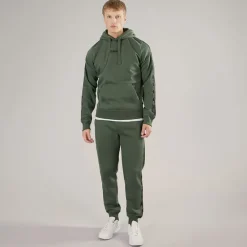 Bench Herren Trainingsanzug mit Markenband Khaki