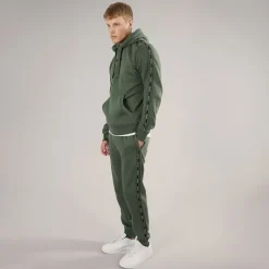 Bench Herren Trainingsanzug mit Markenband Khaki