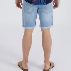 Bench Herren Vargel Shorts aus Denim Blau