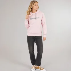 Bench Hoodie Damen Hellrosa