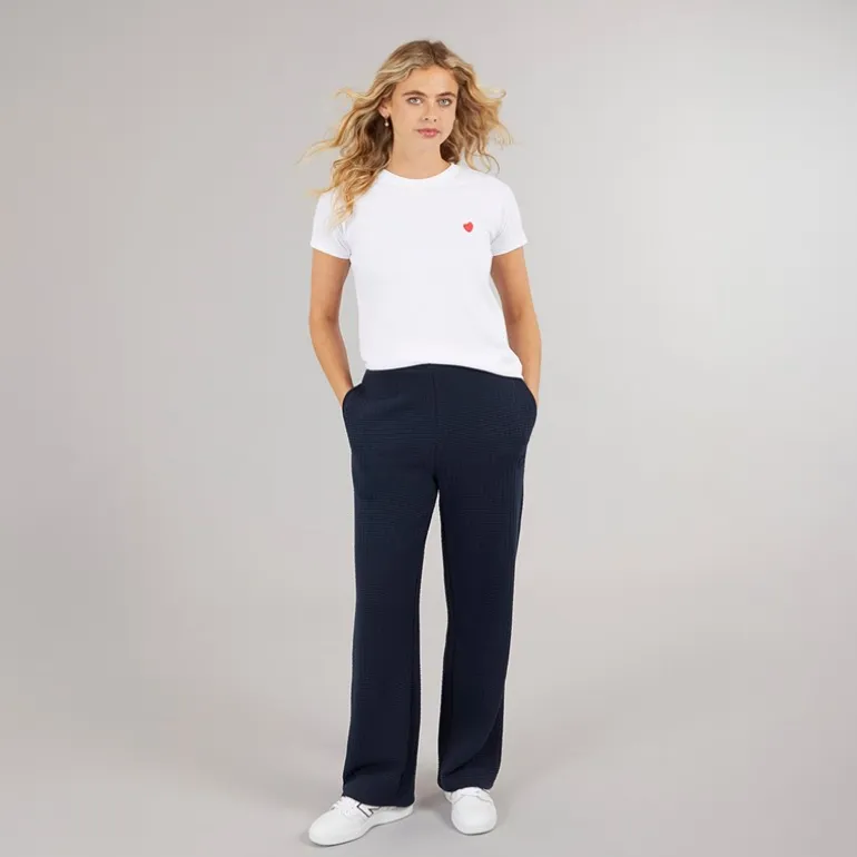 Bench Jogginghose Damen Weite Beine Marineblau