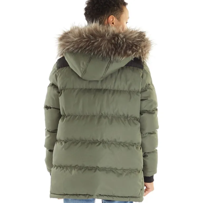 Bench Junge Axel gefütterter Parka Khaki