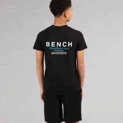 Bench Junge Biller T-Shirt und Shorts Set Schwarz