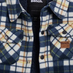 Bench Junge Bonded Shacket T Shirt Und Jeans Set Navy