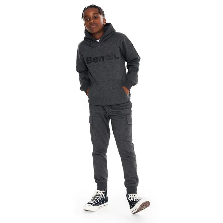 Bench Junge Fargo Fleece Cargo Trainingsanzug Anthrazit