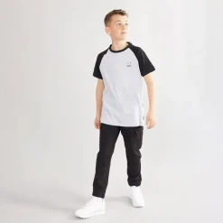 Bench Junge Marster 5er-Pack T-Shirts Grau Meliert / Eis / Krickente / Weiß / Schiefer Blau