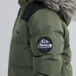 Bench Junge Propp gesteppter Parka Mantel Khaki